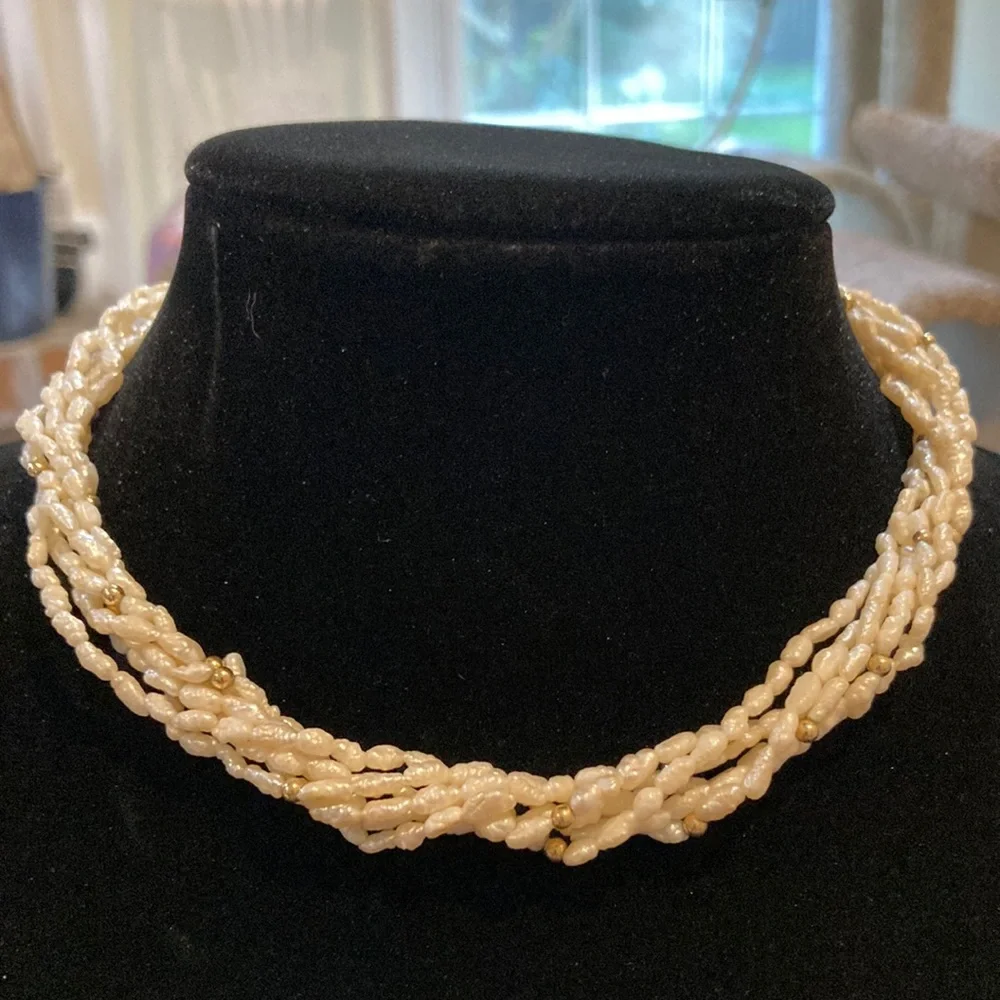 Rice Pearls 14k - Picture 7 of 15